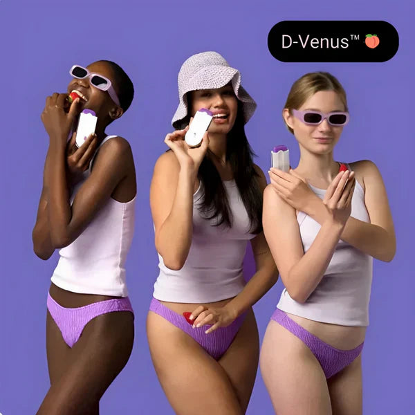 Epilator cu laser Venus — îndepărtează părul de la rădăcină și îți protejează pielea.