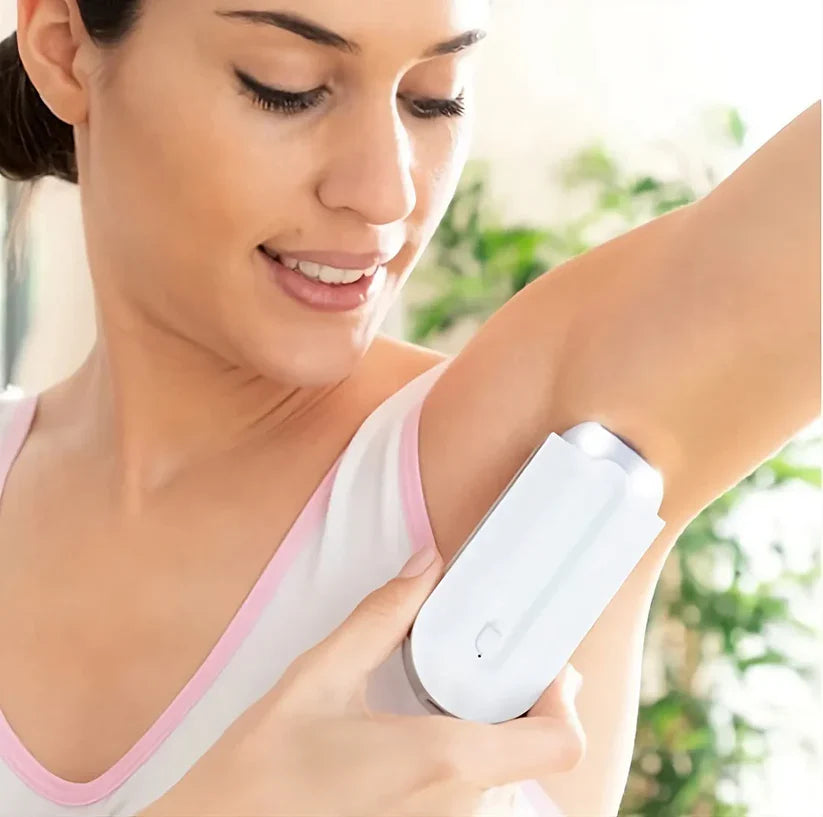 Epilator cu laser Venus — îndepărtează părul de la rădăcină și îți protejează pielea.