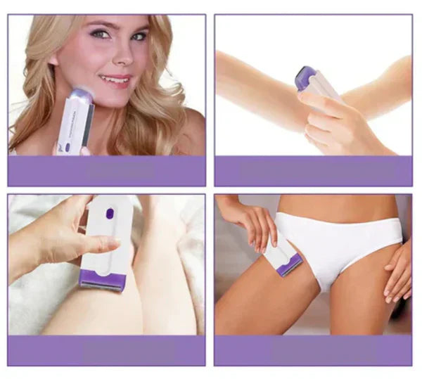Epilator cu laser Venus — îndepărtează părul de la rădăcină și îți protejează pielea.